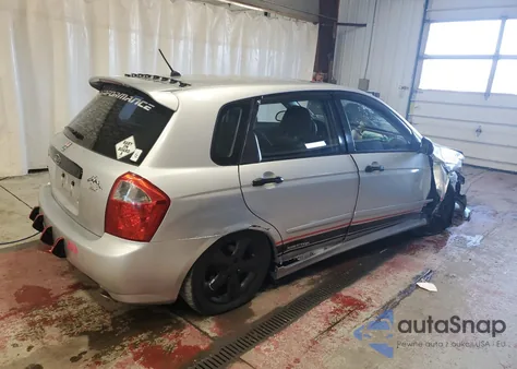 2008 Kia Spectra5 5 Sx из США, поврежденный, VIN KNAFE162785018887